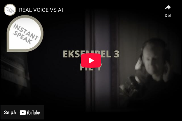 Vil du høre min r-AI-gtige stemme?